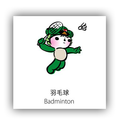 badminton mascotte